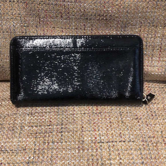 KATE SPADE Black Leather Full Zipper Continental Wallet with Full Coin Section - Picture 15 of 16